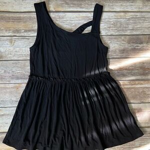 Black babydoll tank  